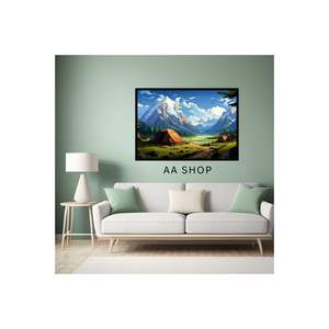 Nature Oversized 70x50cm Mesa MDF Colorida Calidad Descolorida Impresión 109-Arte de pared enmarcado - Product Image 5