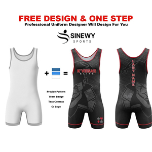 Combinaison de lutte personnalisée en gros d'usine, de haute qualité, professionnelle, best-seller pour hommes - Product Image 3