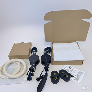 Set di Anelli da Ginnastica XLAN per Allenamento con il Peso del Corpo, Anelli Regolabili con Cinghie Numerate per Trazioni e Fitness - Product Image 2