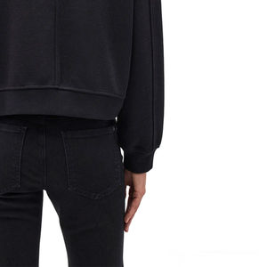 Nouvelle veste varsity courte pour femme en matière première hiver 2025, manches longues, écologique, coupe-vent, personnalisable OEM - Product Image 6