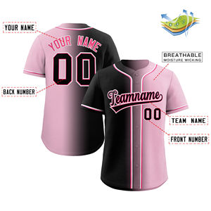 Camisa de béisbol raglán de poliéster 100% en blanco personalizada/Jersey de béisbol personalizado con botones Haus Industries - Product Image 2