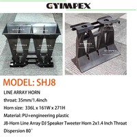 Haut-parleur à dôme de 2 x 1,4 pouces de qualité supérieure Audiotechnik, diffuseur sonore pour enceinte Line Array de 12 pouces.
