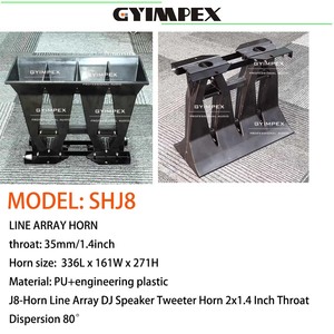 ฮอร์นทวีตเตอร์ขนาด 2*1.4 นิ้ว คุณภาพสูงจาก Audiotechnik ตัวกระจายเสียงฮอร์นสำหรับลำโพงไลน์อาร์เรย์ขนาด 12 นิ้ว - Product Image 4