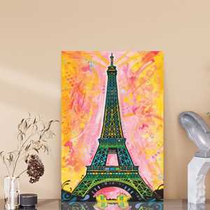 Affiche Pop Art de Paris de Dean Russo pour décoration murale - Product Image 2