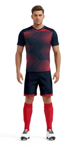 ชุดฟุตบอลคุณภาพสูงสุด 100% โพลีเอสเตอร์ เป็นมิตรกับสิ่งแวดล้อม ชุดฝึกซ้อม เสื้อฟุตบอล ชุดกีฬา ขายดี - Product Image 6