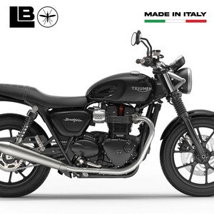 2 Adesivi Protettivi Laterali 3D Personalizzati con Logo per Moto Triumph BONNEVILLE per Decorazione - Product Image 3
