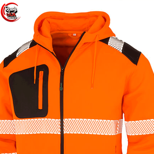 Veste d'hiver haute visibilité personnalisée CE ANSI classe 3 haute visibilité imperméable coupe-vent et résistant à l'eau sécurité réfléchissante - Product Image 2