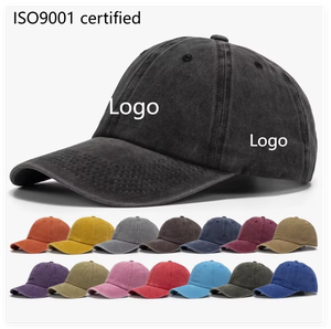 ロゴカスタマイズビンテージ多色オプションブランク調整可能折りたたみ可能ポリエステル/コットンスポーツブランク調整可能野球帽帽子 - Product Image 1