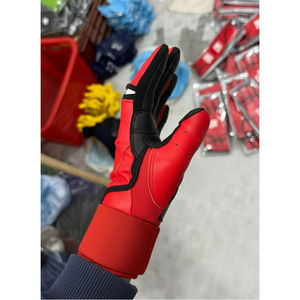 Nouveaux gants de baseball professionnels en cuir à doigts entiers antidérapants avec sangle, pour l'entraînement sportif OEM - Product Image 6