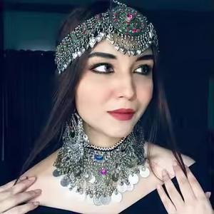 Ensembles de bijoux afghans de luxe les plus demandés pour dames ensemble de bijoux Vintage afghan de haute qualité fait à la main personnalisé belle conception - Product Image 4