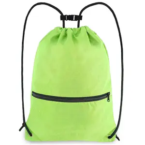 Drawstring Backpack Bag Sport Gym Sack pack