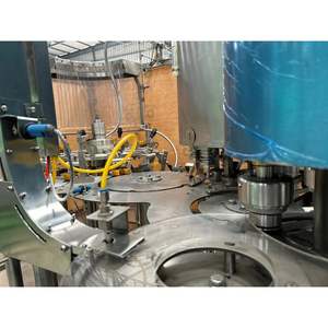 Maquinaria automática para plantas de agua mineral 2000BPH, garantía de 1 año; para relleno de jugo de 220V, embalaje de bolsa de vidrio de plástico PET, nuevo - Product Image 1