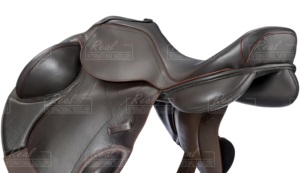 Silla de montar premium para doma inglesa, de cuero genuino, cómoda, para carreras y equitación. - Product Image 4