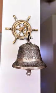 Elegant Antique Brass Golden Temple Bell Outdoor <b>Home</b> <b>Decor</b> <b>Gift</b> Item - Product Image 4