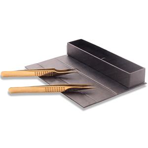Las pinzas para pestañas son herramientas de belleza de precisión diseñadas para aplicar pestañas postizas embalaje de pinzas de volumen de pestañas - Product Image 1