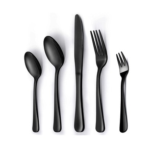 ชุดช้อนส้อมสแตนเลสสตีล ดีไซน์สวยงาม สำหรับใช้ในครัว ชุดอาหารค่ำ ขนาดตามสั่ง สำหรับส่งออก - Product Image 1