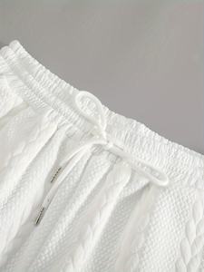 Conjunto de algodón de verano para hombre, traje informal de tela de secado rápido transpirable para vacaciones en la playa, tendencias 2025 para hombres - Product Image 5