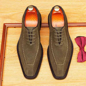 Men Real Genuine Leather Shoes Luxury New Fashion Italian Style Weaving Men Dress Shoes Genuine Leather Business Shoes for Men - Product Image 3