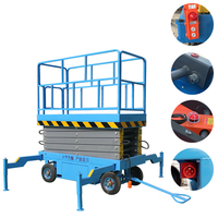 Plateforme de travail aérienne mobile autopropulsée à ciseaux hydraulique QJSL 6m à vendre