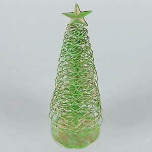 High Quality <b>Christmas</b> <b>Tree</b> With Cutout Star Topper Green And Gold Finish For Indoor Home <b>Christmas</b> Decoration On-Sale - Product Image 6