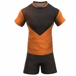 เสื้อทีมรักบี้ชายไซส์ใหญ่พิเศษ แบบซับลิเมชั่นพิมพ์ลาย แขนสั้น โพลีเอสเตอร์/สแปนเด็กซ์ ระบายอากาศได้ดี คุณภาพสูง - Product Image 2