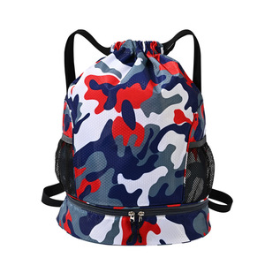 <b>Waterproof</b> Dry Wet Separation Swim <b>Bag</b> for Men Women Polyester Beach Sports <b>Gym</b> Yoga Backpack - Product Image 6