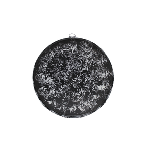 แผ่นแขวนผนังเหล็กแบบทันสมัยตกแต่งด้วยหินอ่อนสีดำแขวนผนังการใช้งานสำหรับตกแต่งบ้านและงานแต่งงานปรับแต่งได้ - Product Image 1