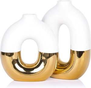 Natural Dry Flower <b>Vase</b> Nordic Minimalist Modern Home Decoration Bouquet Unglazed Pottery <b>Vase</b> <b>Set</b> From India - Product Image 3