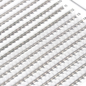 Extensions de cils en fibres PBT coréennes faites à la main, épaisseur personnalisée, haute qualité, longueur 4-25 mm, OEM/ODM, expédition mondiale en gros - Product Image 6