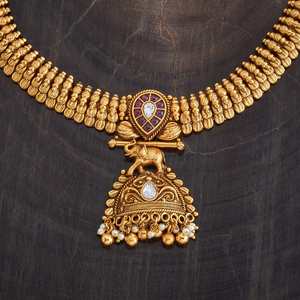 Antique <b>Necklace</b> 178678 Elegant and Timeless Piece for Wedding Occasions - Product Image 3