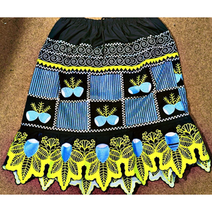 Falda corta bordada para mujer con cordón Estilo Hawaiano ropa de trabajo de danza del vientre tradicional de Pakistán - Product Image 1