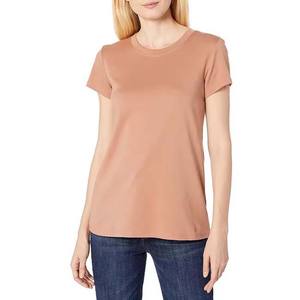 Camisetas de mujer de alta calidad Impresión de logotipo personalizado Peso pesado 220g 100% Algodón Camisetas de mujer de la mejor calidad Manga corta 2025 - Product Image 1