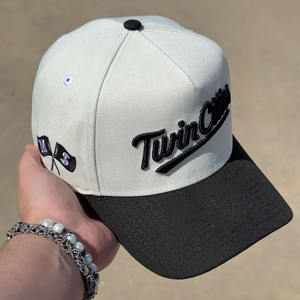 หมวกเบสบอลแบบ Snapback 5 ชิ้น คุณภาพสูง หรูหรา สำหรับเล่นกีฬา ผลิตจากโพลีเอสเตอร์ 100%  สำหรับทุกเพศ  ปักโลโก้ตามสั่ง ปรับขนาดได้ เหมาะสำหรับทุกฤดูกาล - Product Image 5