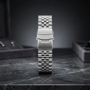 Luxury Unisex GD041 Stainless Steel Smartwatch Band Stainless Steel Buckle Soft Adjustable Watch <b>Strap</b> Watch Bands Watch Part - Product Image 3