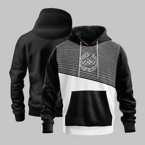 Fabrication conception personnalisée automne vente chaude hommes sweats à capuche décontracté 100% coton poche surdimensionné pull à capuche régulier - Product Image 3