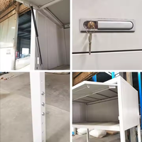 Armoire de rangement de stationnement robuste pour accessoires et outils de véhicule, armoire de stationnement en acier industriel pour garage