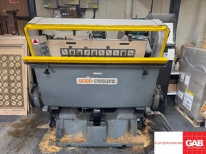 Machine de découpe et de rainurage à platine alimentée à la main Simon Crosland TWG à vendre - Taille 860 x 1240 mm - Product Image 2