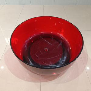 <span class=keywords><strong>Vasca</strong></span> <span class=keywords><strong>da</strong></span> <span class=keywords><strong>Bagno</strong></span> Rotonda di Lusso Ecologica in Resina Autoportante con Idromassaggio, Lunghezza 1,5m, Superficie Solida <span class=keywords><strong>Trasparente</strong></span> - Product Image 6