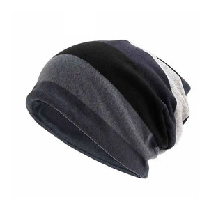 Elegante gorro holgado para hombres y mujeres, gorro de punto de invierno a la moda, gorro de punto de algodón al por mayor - Product Image 4