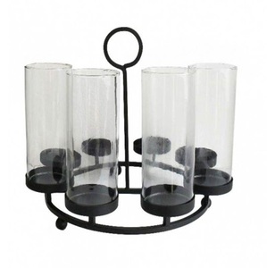 Portavelas de Metal de lujo moderno, para el hogar Decoración elegante, diseño de relámpago para boda, Día de San Valentín, especial para todos los días - Product Image 6