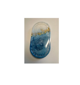 Resin <b>trays</b> for makeup storage arranging brushes lipsticks perfumes improving vanity tabletop elegance - Product Image 1