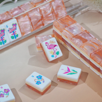Offre Spéciale Tapis de Mahjong Deluxe Surface Silencieuse Mahjong Américain Peut Accueillir 160 Tuiles pour le Plaisir Familial Traditionnel Offre Maximale