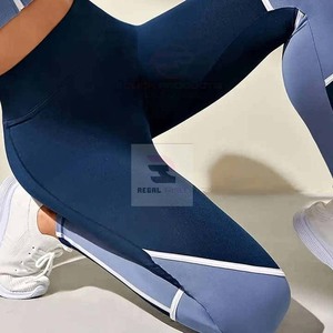 Pantalones de yoga deportivos de cintura alta Leggings para mujer Pantalones de fitness de gimnasio con logotipo personalizado - Product Image 4