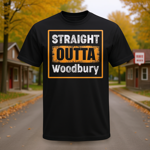 USA <b>Vintage</b> Retro Humor T-Shirt Straight Outta Woodbury Minnesota Limited Edition Promotional <b>Item</b> - Product Image 3