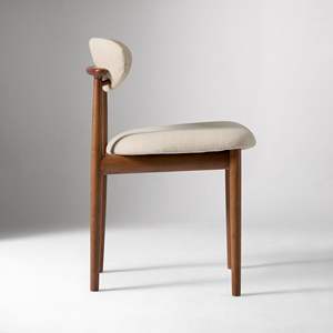 Modern Stylish Solid Wood Frame <b>Dining</b> <b>Chair</b> <b>Brown</b> Color Finish Restaurant Hotel <b>Dining</b> <b>Chair</b> - Product Image 3