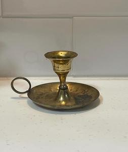 Portavelas de Loto Estilo Tradicional Tailandés Vintage para Decoración, Ceremonias y Colección, Material de Latón Genuino de Primera Calidad - Product Image 3