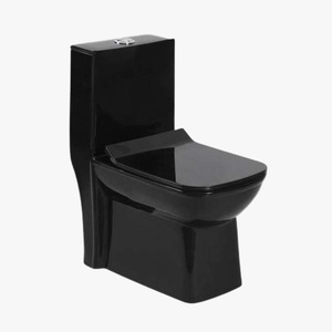 Inodoros al por mayor Artículos sanitarios Baño Doble descarga Cerámica Una pieza Armario de agua blanca WC Asiento de inodoro de una pieza a precio barato - Product Image 3