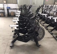 Vélo d'exercice d'intérieur personnalisé avec logo, équipement de gym à domicile pour entraînement aérobie, ergomètre de rame à résistance à air – Vente chaude