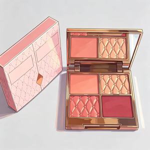 เครื่องสำอางแบรนด์หรู สีสันสดใส ติดทนนาน แก้มแดงระเรื่อ แป้งสีแดง แต่งหน้ากันน้ำ มีส่วนผสมของสมุนไพร - Product Image 6