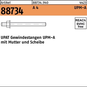 แกนยึด R 88734 UPM-A M10/110 A4 20 ชิ้น โดย UPAT - Product Image 1